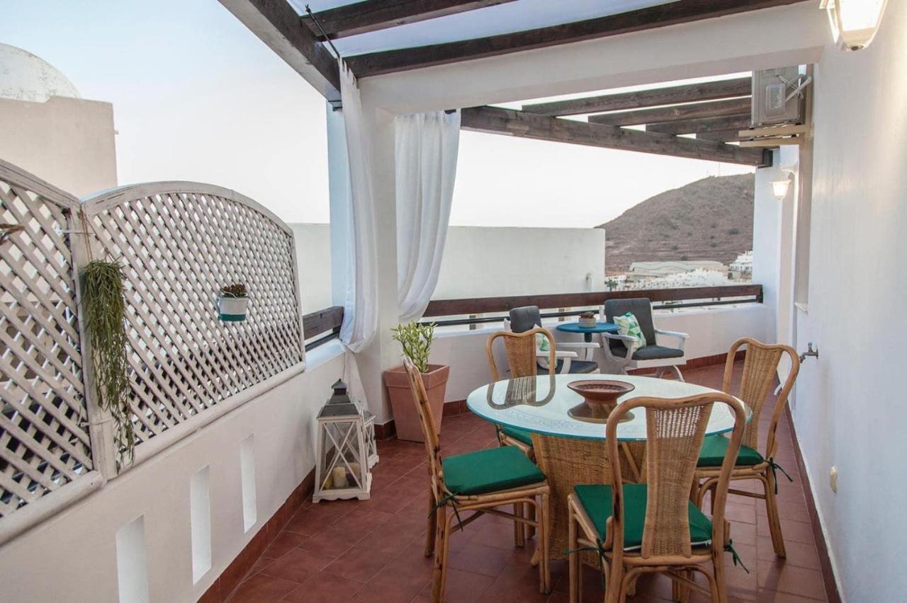 Coqueto Apartamento Con Vistas Al Mar Y Piscina Carboneras Esterno foto